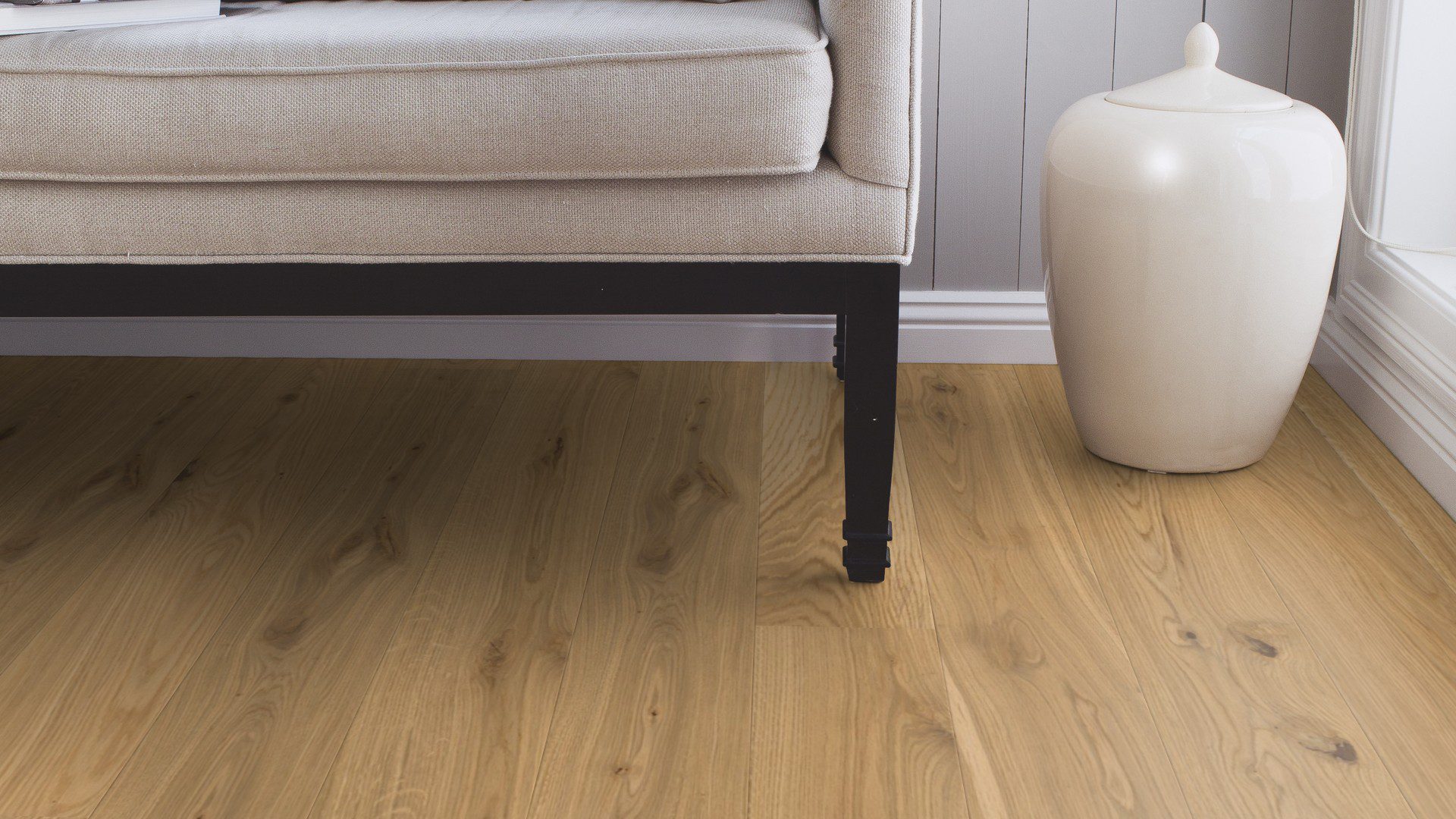 Naturaalparkett Bauwerk Casapark tamm 46 Avorio harjatud õlivaha 181mm