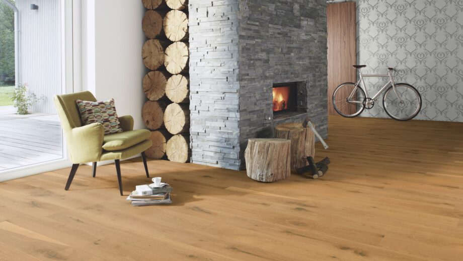 Laudparkett Bauwerk Casapark tamm 56 harjatud õlivaha 181mm