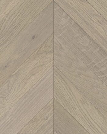 Oak Chevron Parquet Esta AB Sandstone 780 mm extra matt lacquered