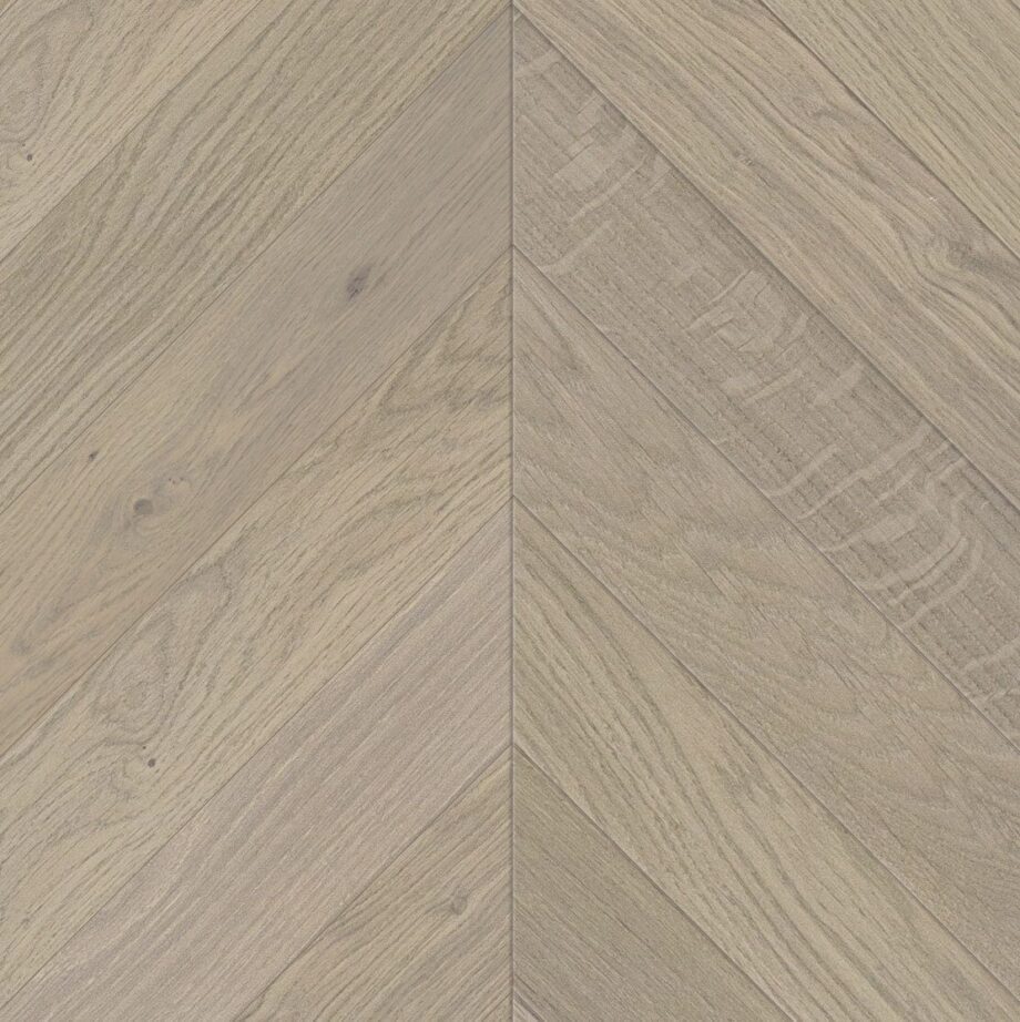 Oak Chevron Parquet Esta AB Sandstone 780 mm extra matt lacquered Oak Chevron Parquet Esta AB Sandstone 780 mm extra matt lacquered