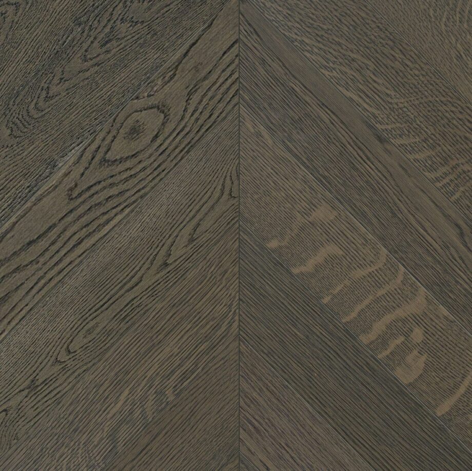 Oak Chevron Parquet Esta Nordic S Lava Grey extra matt lacquered Oak Chevron Parquet Esta Nordic S Lava Grey extra matt lacquered