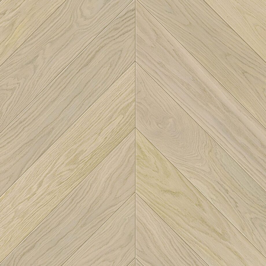 Oak Chevron Parquet Esta Nordic S Linen extra matt lacquered Oak Chevron Parquet Esta Nordic S Linen extra matt lacquered