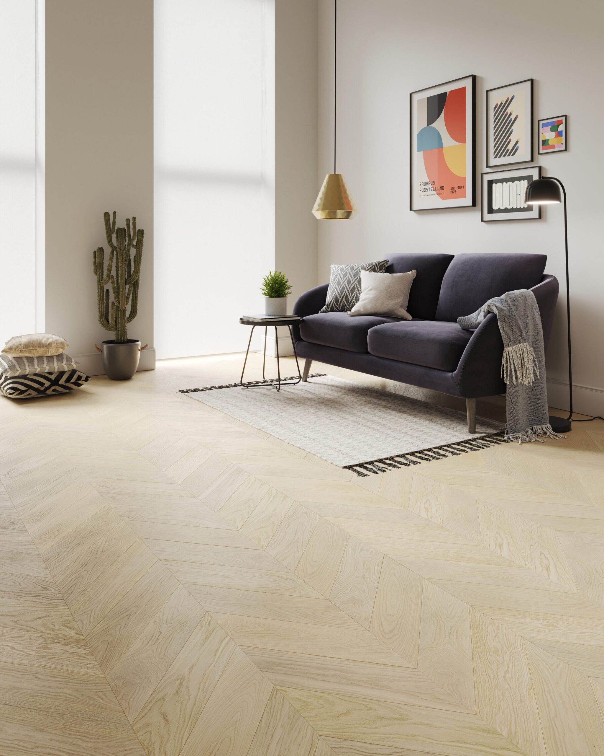 Oak Chevron Parquet Esta Nordic S Linen extra matt lacquered – 3