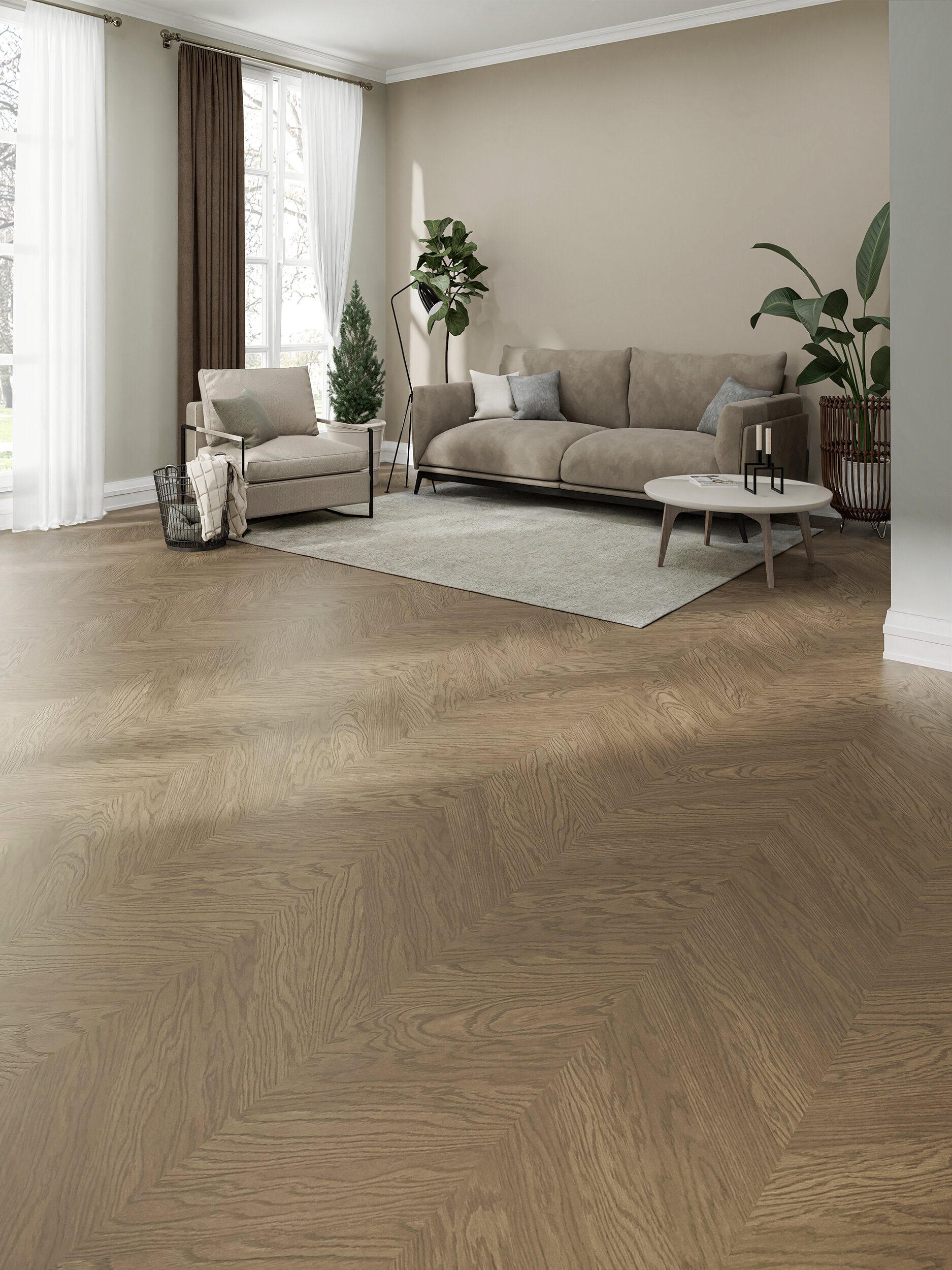 Oak Chevron Parquet Esta Nova Eco Elite Havana extra matt lacquered – 3