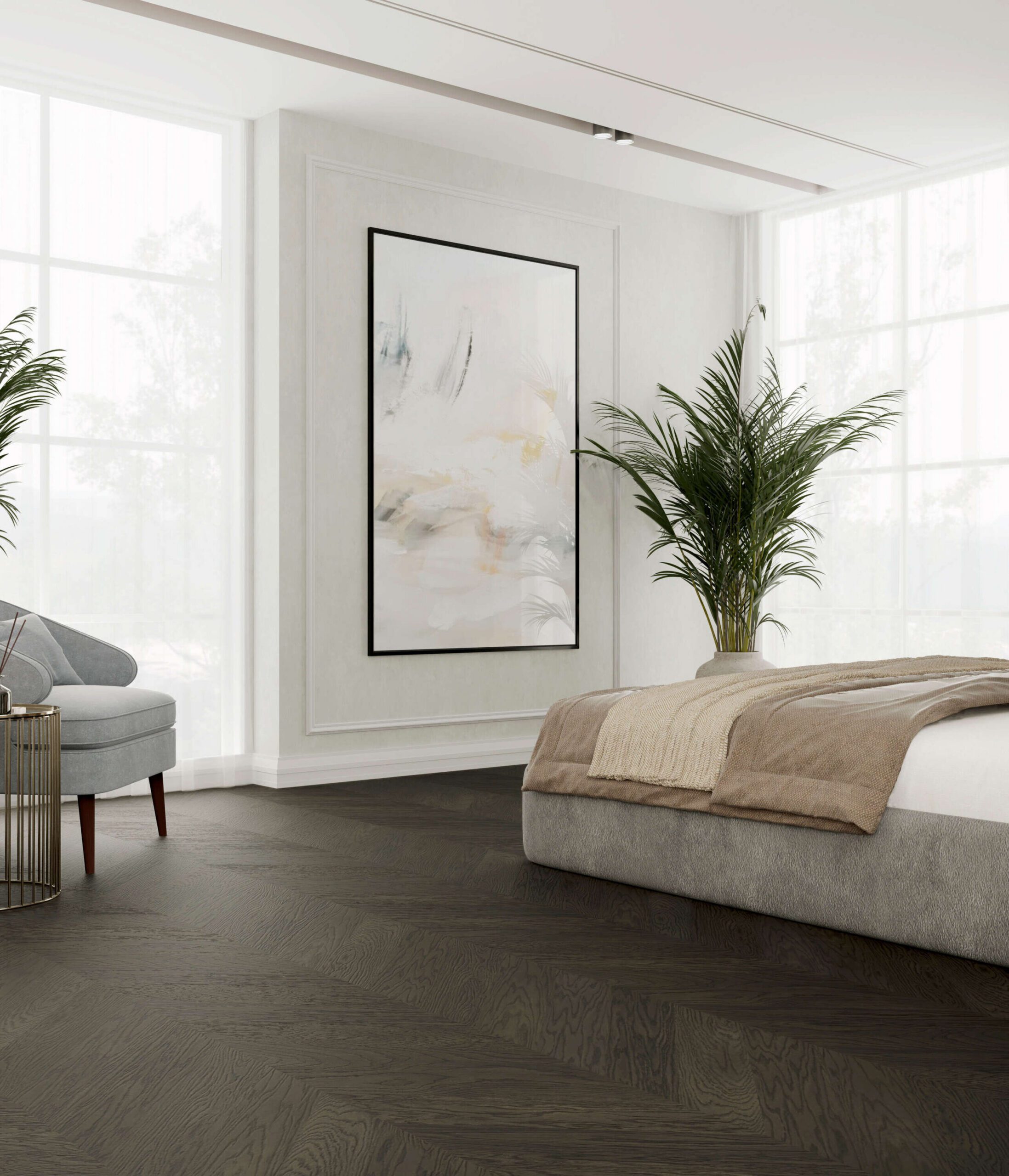 Oak Chevron Parquet Esta Nova Eco Elite Lava Grey UV oiled – 3