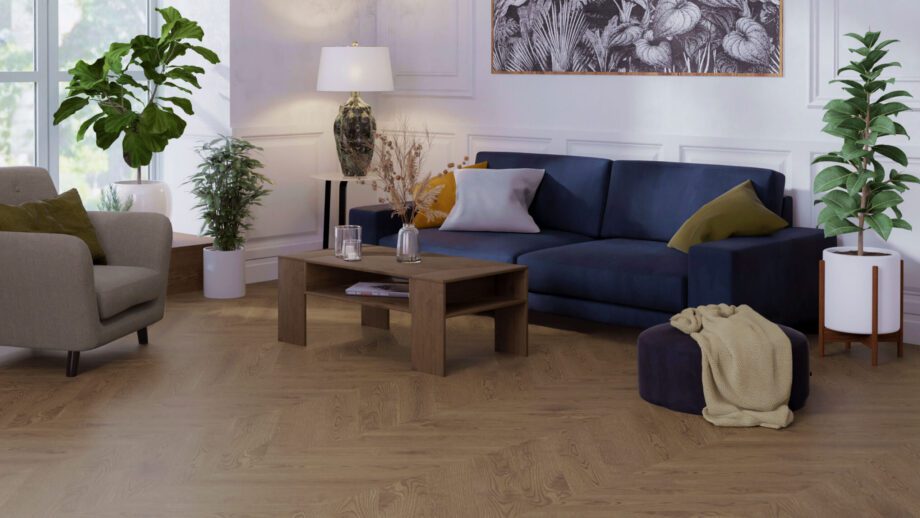 Oak Chevron Parquet Esta Nova Eco Elite Stavanger extra matt lacquered – close-up Oak Chevron Parquet Esta Nova Eco Elite Stavanger extra matt lacquered – 3