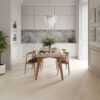 Oak Herringbone Parquet Esta AB Latte extra matt lacquered – close-up Oak Herringbone Parquet Esta AB Latte extra matt lacquered – 3