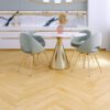 Oak Herringbone Parquet Esta AB Pure Line 700 mm extra matt lacquered – close-up Oak Herringbone Parquet Esta AB Pure Line 700 mm extra matt lacquered – 3
