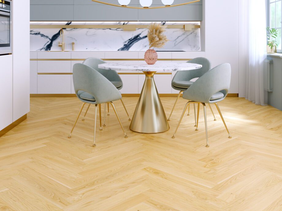Oak Herringbone Parquet Esta AB Pure Line 700 mm extra matt lacquered – close-up Oak Herringbone Parquet Esta AB Pure Line 700 mm extra matt lacquered – 3