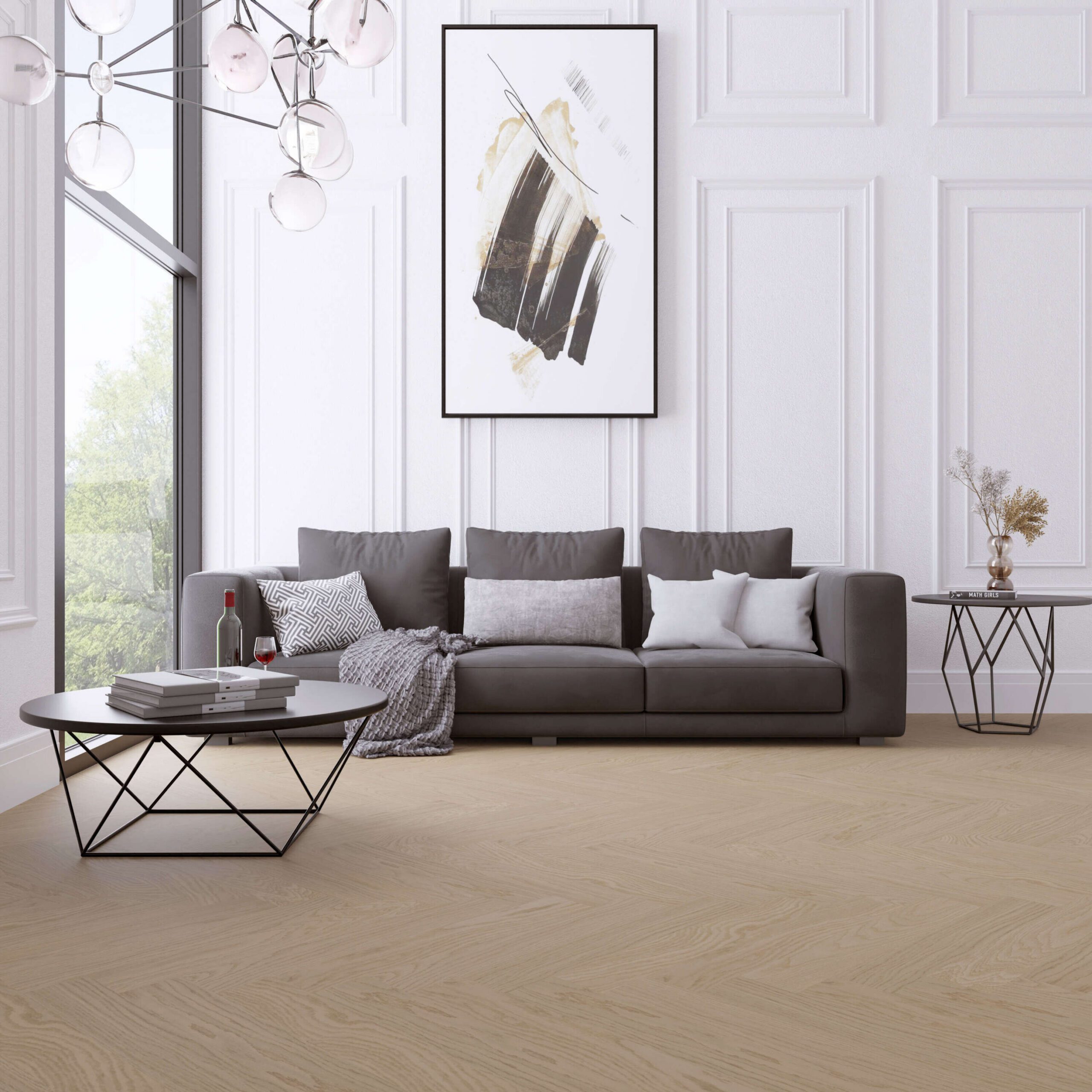 Oak Herringbone Parquet Esta Nova Eco Elite Dazy extra matt lacquered – 3