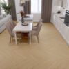 Oak Herringbone Parquet Esta Nova Eco Elite Pure Line extra matt lacquered – close-up Oak Herringbone Parquet Esta Nova Eco Elite Pure Line extra matt lacquered – 3