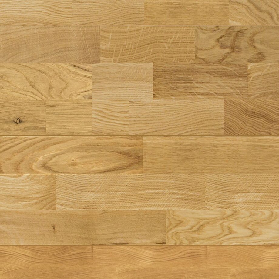 Oak Parquet Flooring 3-Strip Esta Promo extra matt lacquered Oak Parquet Flooring 3-Strip Esta Promo extra matt lacquered