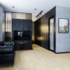 Oak Parquet Flooring 3-Strip Esta Promo White extra matt lacquered – close-up Oak Parquet Flooring 3-Strip Esta Promo White extra matt lacquered – 3