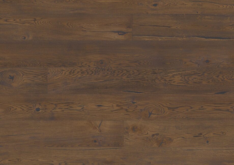 Oak parquet flooring Bauwerk Casapark Handcrafted Oak 56 Tartufo deep brushed oil waxed 181mm Oak parquet flooring Bauwerk Casapark Handcrafted Oak 56 Tartufo deep brushed oil waxed 181mm