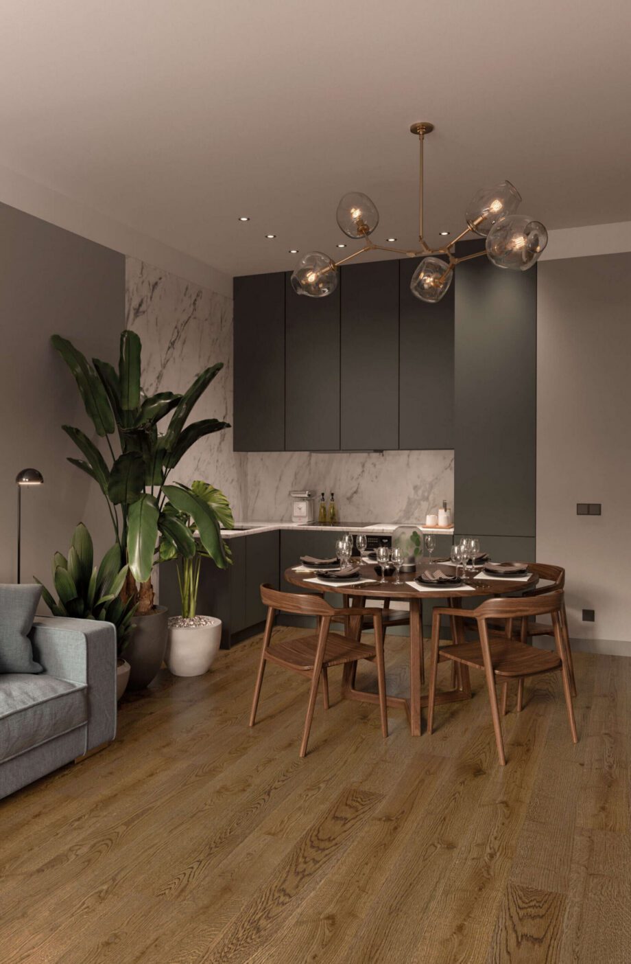 Oak Parquet Flooring Esta ABC Stavanger extra matt lacquered – 3