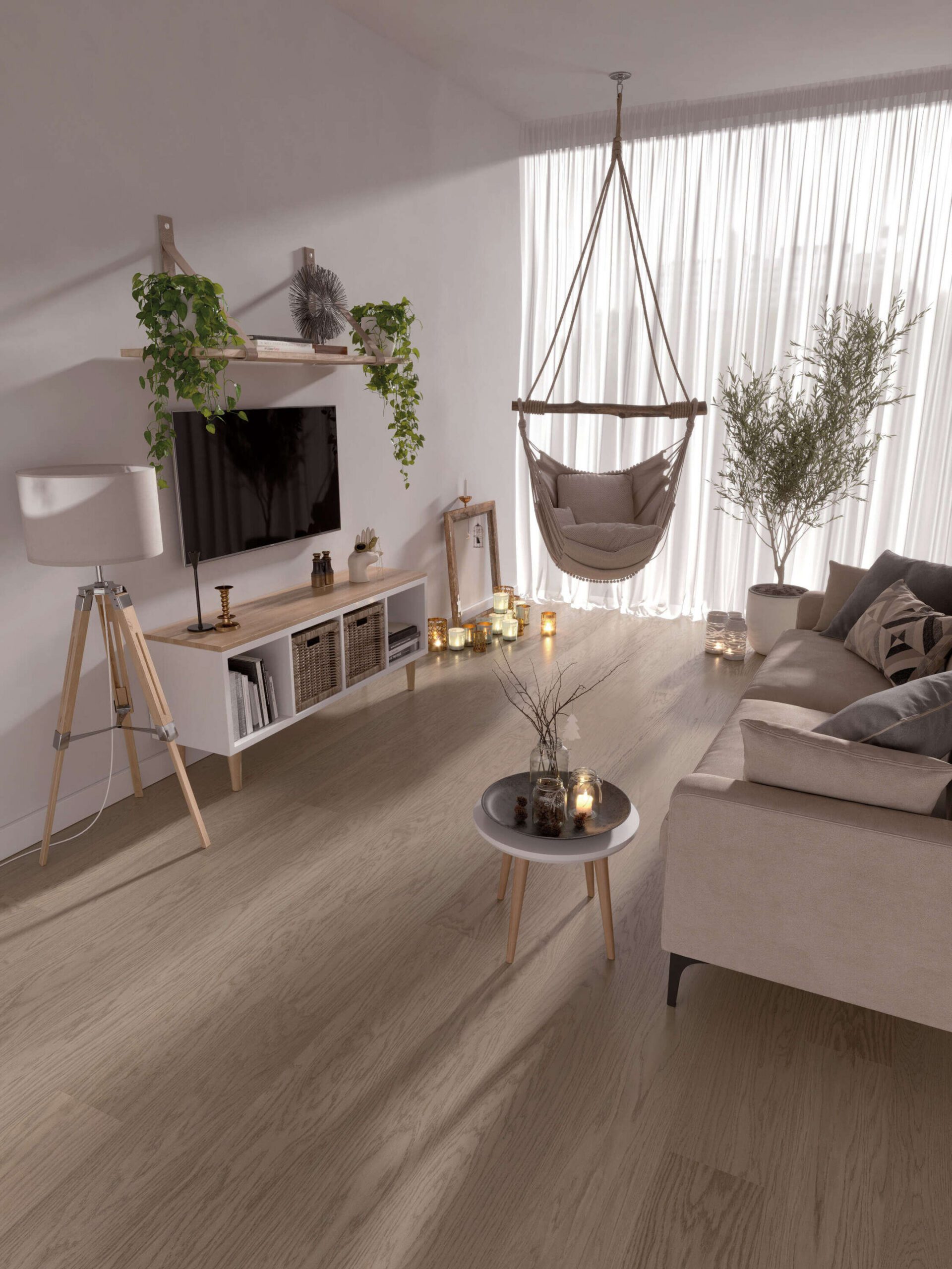 Oak Parquet Flooring Esta Nova Eco Elite Sandstone extra matt lacquered – 3
