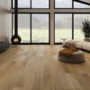 Oak Parquet Flooring Esta Vivid Beige extra matt lacquered – in an interior Oak Parquet Flooring Esta Vivid Beige extra matt lacquered – 3