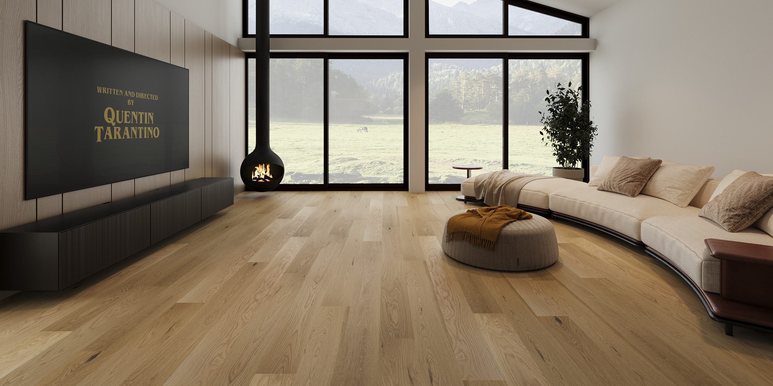 Oak Parquet Flooring Esta Vivid Beige extra matt lacquered – 3