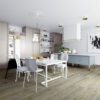 Oak Parquet Flooring Esta Vivid Olive Grey Ivory Pores extra matt lacquered – close-up Oak Parquet Flooring Esta Vivid Olive Grey Ivory Pores extra matt lacquered – 3