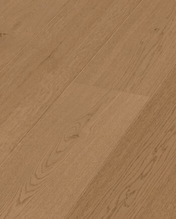 Oak parquet Meister, Lindura HD 400, Clay brown oak lively 20227, 1-strip, 2600 x 320 mm, brushed, ultra matt lacquered