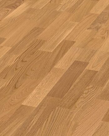 Oak parquet Meister, Longlife PC 200, Oak harmonious 09032, 3-strip, 2400 x 200 mm, brushed, ultra matt lacquered