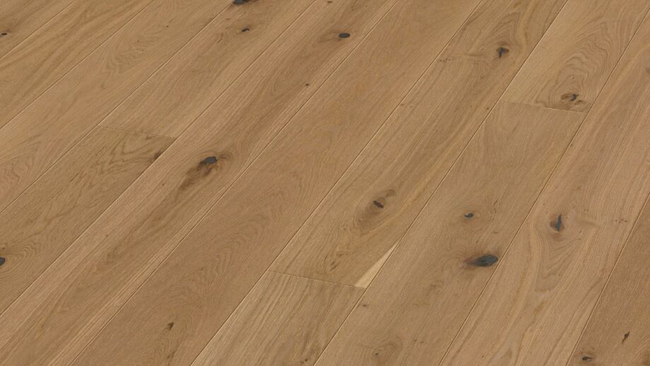 Oak parquet Meister, Longlife PD 400, Authentic greige oak 09019, 1-strip, 2200 x 180 mm, brushed, ultra matt lacquered Oak parquet Meister, Longlife PD 400, Authentic greige oak 09019, 1-strip, 2200 x 180 mm, brushed, ultra matt lacquered