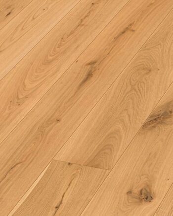Oak parquet Meister, Longlife PD 400, Authentic oak 09011, 1-strip, 2200 x 180 mm, brushed, ultra matt lacquered