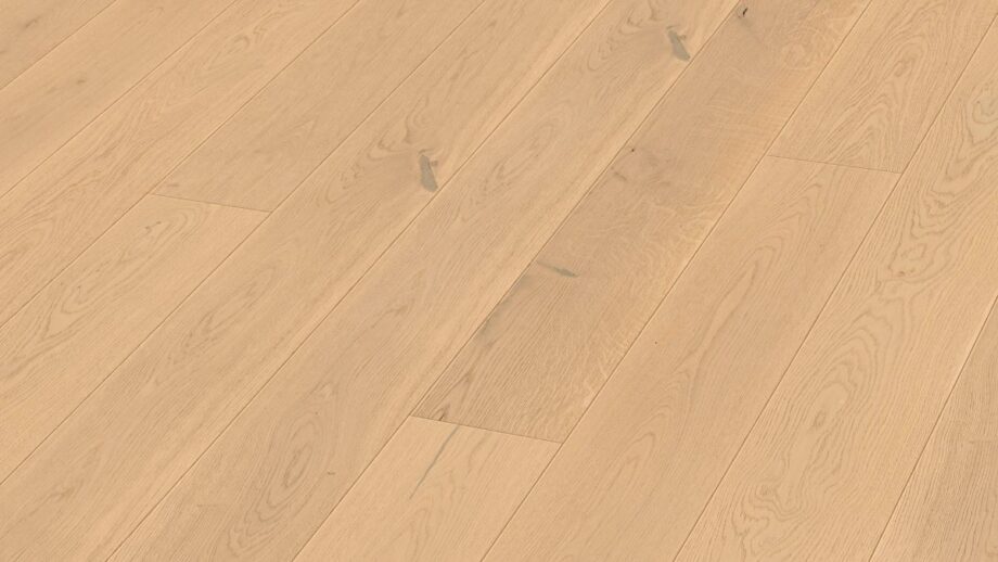 Oak parquet Meister, Longlife PD 400, Authentic pure oak 09025, 1-strip, 2200 x 180 mm, brushed, naturally oiled Oak parquet Meister, Longlife PD 400, Authentic pure oak 09025, 1-strip, 2200 x 180 mm, brushed, naturally oiled
