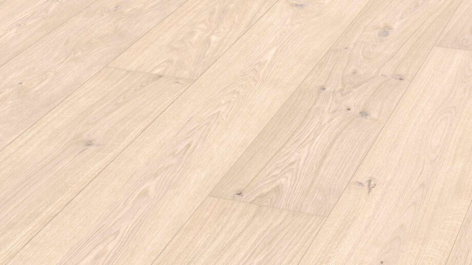 Oak parquet Meister, Longlife PD 450, Authentic limed white oak 09003, 1-strip, 2400 x 255 mm, brushed, ultra matt lacquered Oak parquet Meister, Longlife PD 450, Authentic limed white oak 09003, 1-strip, 2400 x 255 mm, brushed, ultra matt lacquered