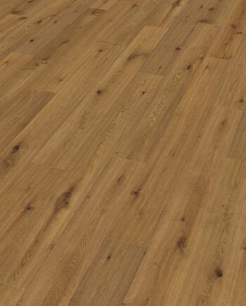 Oak parquet Thede & Witte Boston, rustic knotty, smoked, handscraped, oiled, 1-strip, 1900 x 189 x 14 mm