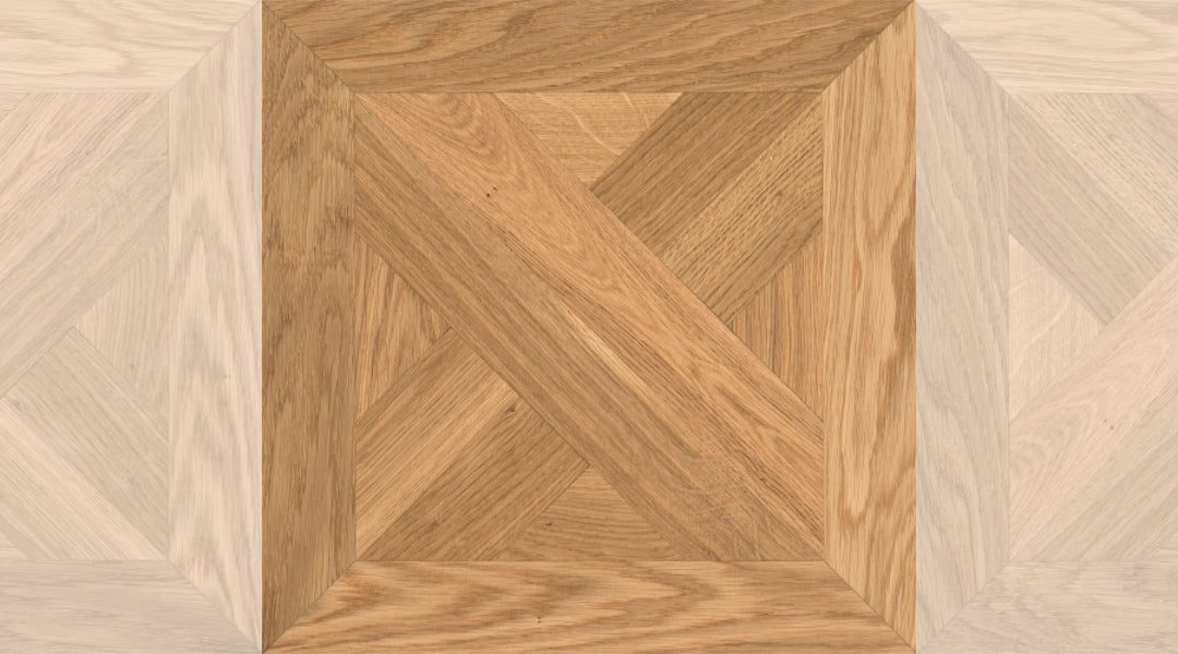 Panel Parquet Oak Natur Bern 50, unfinished, 15 x 340 x 340 mm
