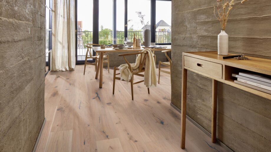 Parquet floor Bauwerk Casapark Handcrafted Oak 56 Farina deep brushed oil waxed 181mm – view 14 Parquet floor Bauwerk Casapark Handcrafted Oak 56 Farina deep brushed oil waxed 181mm – 14