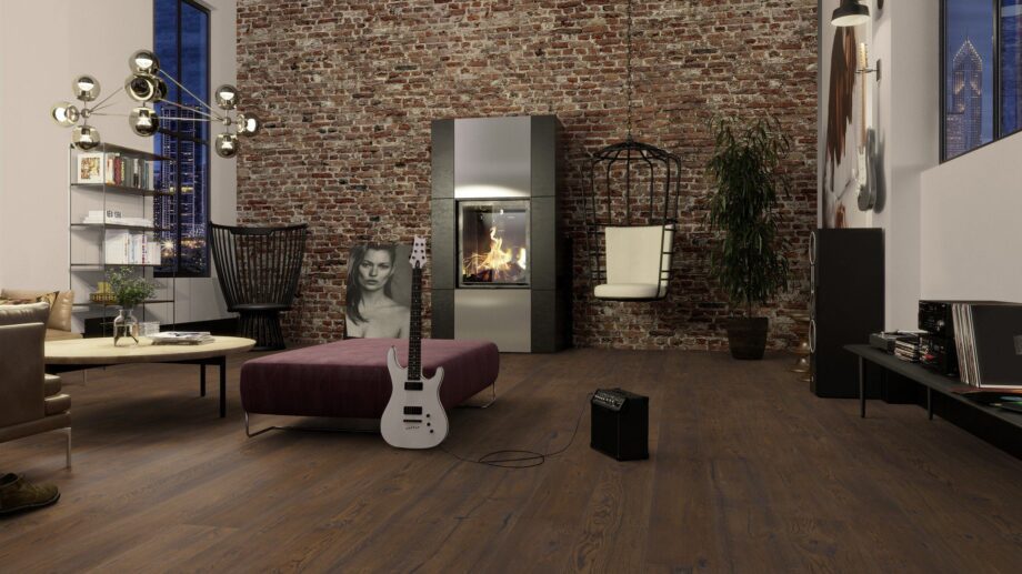 Oak parquet flooring Bauwerk Casapark Handcrafted Oak 56 Tartufo deep brushed oil waxed 181mm – view 13 Oak parquet flooring Bauwerk Casapark Handcrafted Oak 56 Tartufo deep brushed oil waxed 181mm – 13