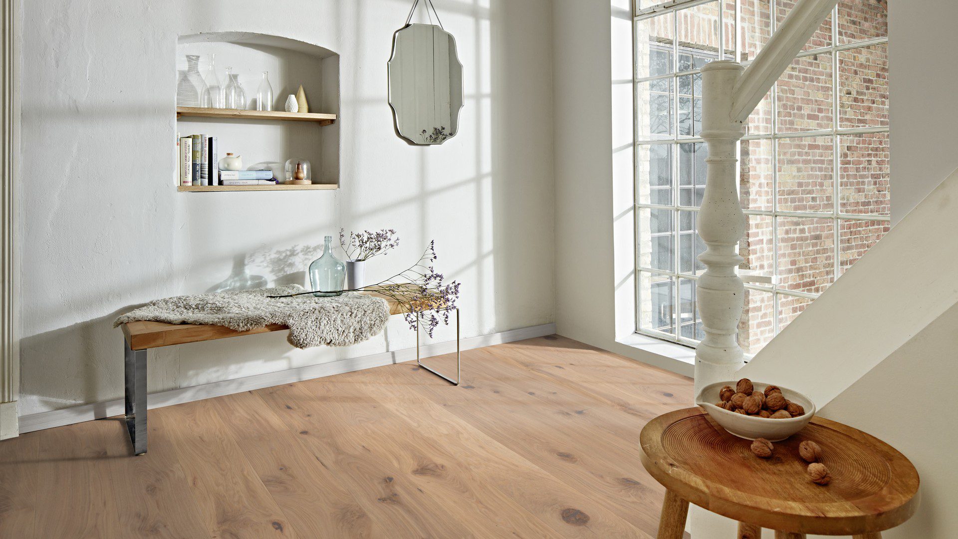 Parkett Bauwerk Casapark tamm 46 Crema B-Protect® ultramatt lakk 181mm
