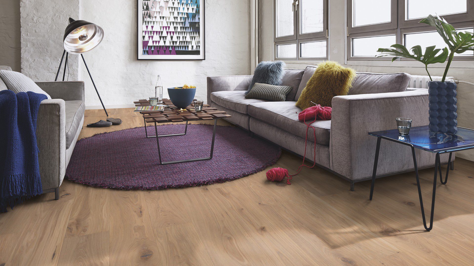 Parkett Bauwerk Casapark tamm 46 Crema B-Protect® ultramatt lakk 181mm