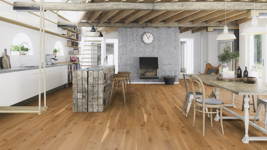 Parkett Bauwerk Casapark tamm 46 harjatud õlivaha 181mm