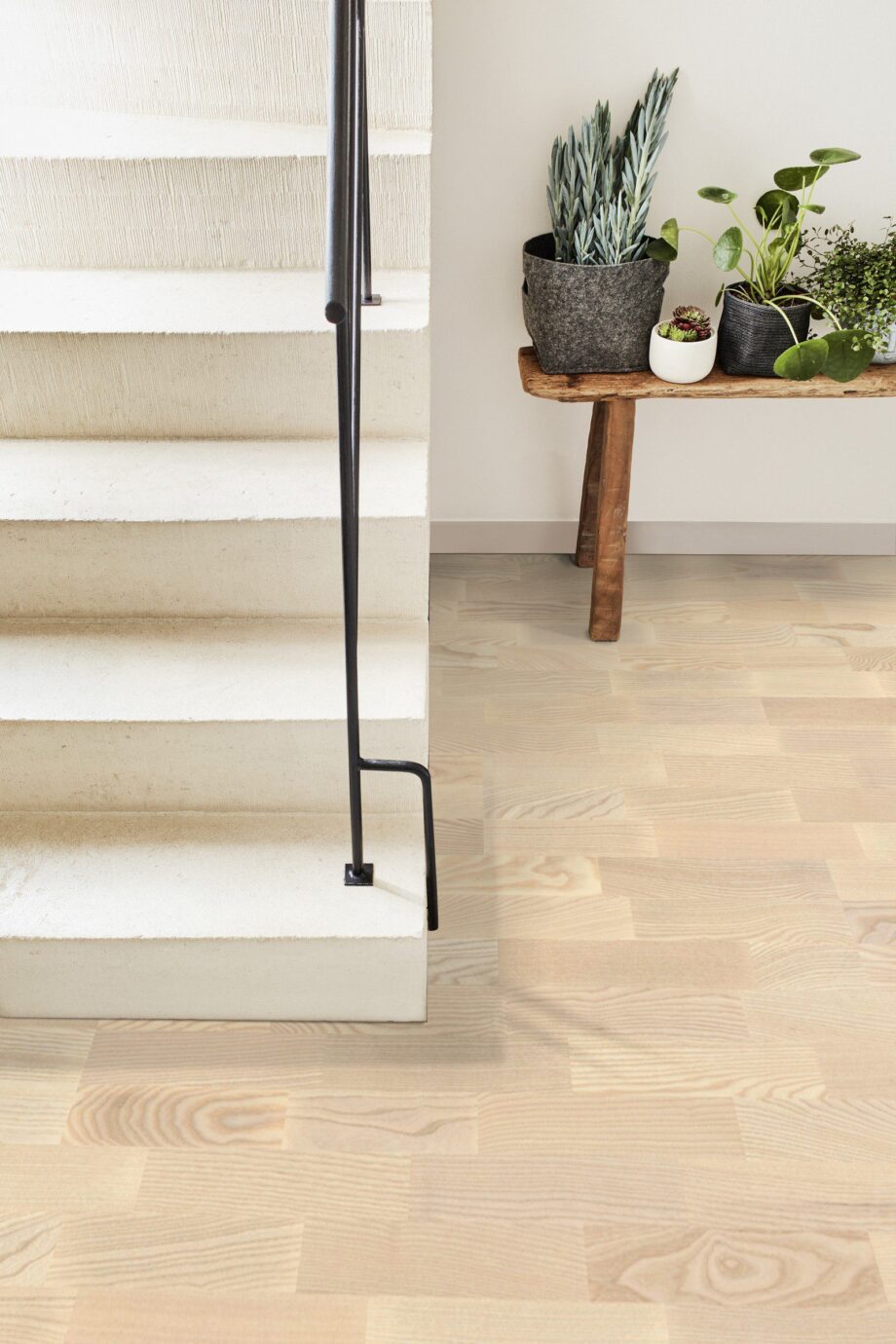 Parquet Tarkett, Shade, Ash Linen White TreS, 3-strip, stained, Proteco Natura mat lacquer – view 4 Parquet Tarkett, Shade, Ash Linen White TreS, 3-strip, stained, Proteco Natura mat lacquer – 4