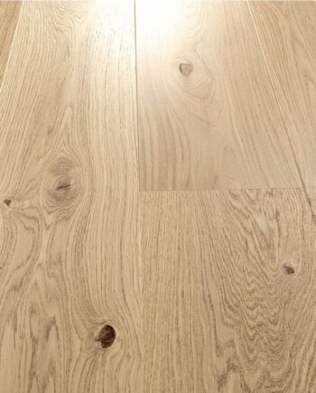 Parquet floor Tarkett Oak White XT 1-strip, beveled, brushed, white mat lacquered