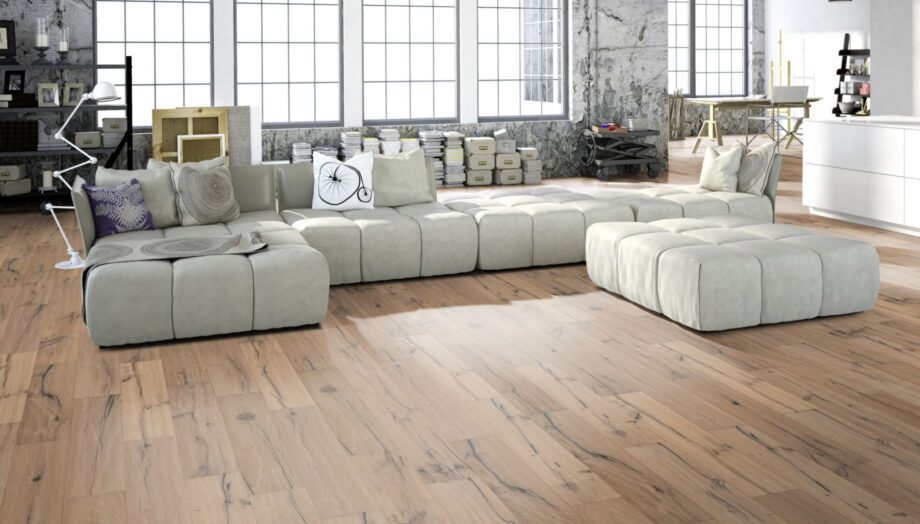 Parquet Oak Classic, 1-strip, brushed, hand planed, invisible oiled
