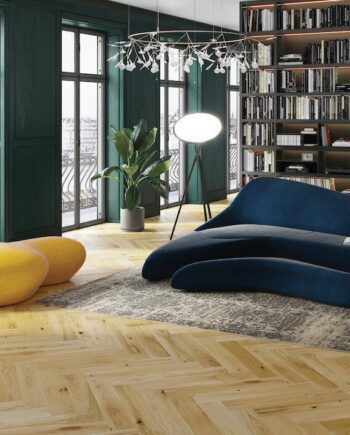 Parquet Oak, Grand Canyon, 1-strip, beveled, brushed, stained, natural oil, herringbone, click