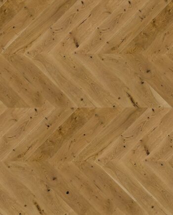 Parquet Oak, Mainland, 1-strip, beveled, brushed, matte lacquer, french herringbone