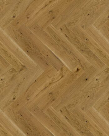 Parquet Oak, Mainland, 1-strip, beveled, brushed, stained, matt lacquer, herringbone, click