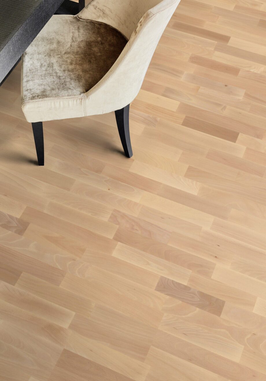Parquet Tarkett, Pure, Beech Nature TreS, 3-strip, Proteco lacquer Parquet Tarkett, Pure, Beech Nature TreS, 3-strip, Proteco lacquer