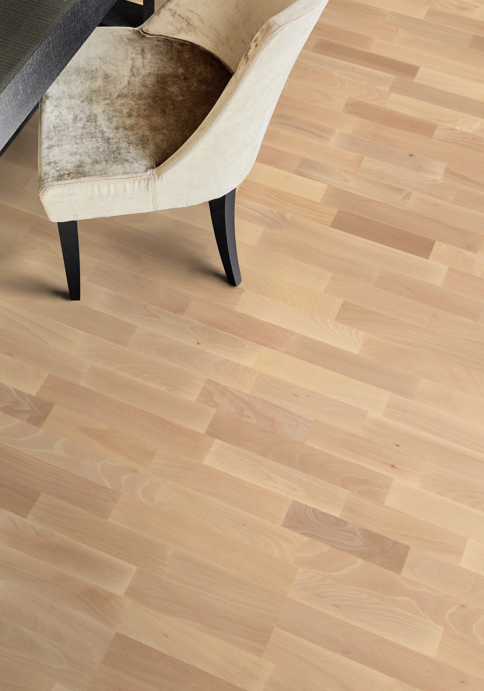 Parquet Tarkett, Pure, Beech Nature TreS, 3-strip, Proteco lacquer