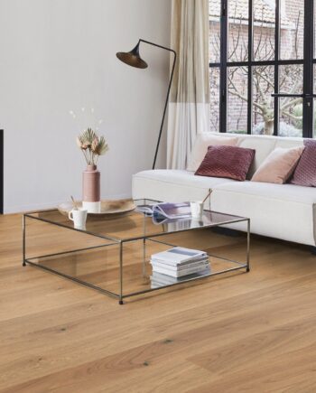 Parquet Tarkett, Shade, Oak Nutmeg Plank XT, 1-strip, 2 sides bevelled, brushed, stained, Proteco Natura mat lacquer