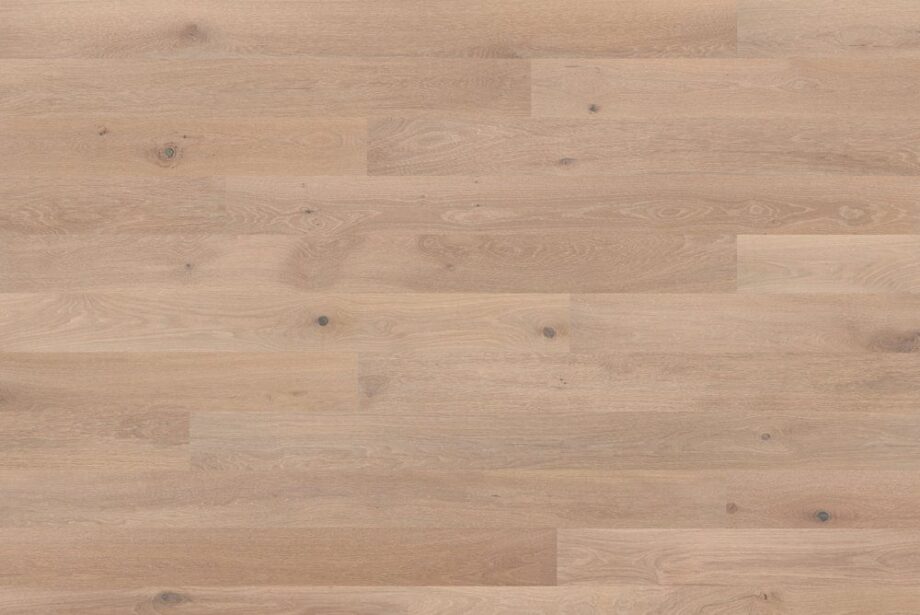 Parquet Tarkett, Shade, Oak Satin White Plank, 1-strip, 2 sides bevelled, Proteco Hardwax