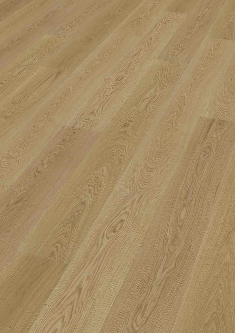 Parquet Trinity Oak Natur 1-strip beveled brushed oiled