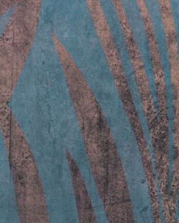 Patterned decorative porcelain tile ABK Wide&Style Jungle Blue, 120x240 cm (4 x 60x120 cm), 8.5 mm, matt