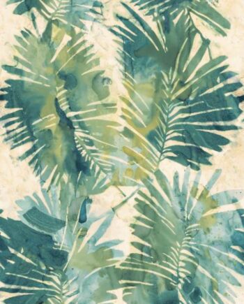 Patterned large porcelain decor slab ABK Wide&Style Tropical, 120x280 cm, 6 mm, matt
