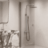 Hinged shower door Hietakari Forma 302 – view 4 Hinged shower door Hietakari Forma 302 – 4